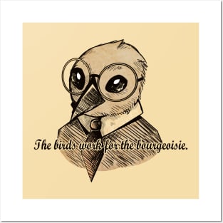 The Birds Work for the Bourgeoisie: Sepia Variant Posters and Art